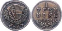 Salzburg Pfennig Hieronymus Graf Colloredo 1772-1803. -