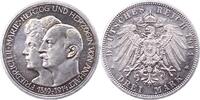 Anhalt 3 Mark Friedrich II. 1904-1918. -