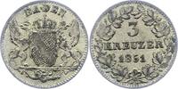 Baden-Durlach 3 Kreuzer Leopold 1830-1852. -