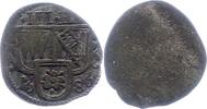 Würzburg-Bistum Einseitiger 3 Heller Johann Gottfried II. von Guttenberg 1684-1698. -