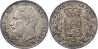 Belgien-Königreich 5 Francs Leopold II. 1865-1909. -