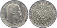 Württemberg 2 Mark Wilhelm II. 1891-1918. -