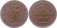 Oldenburg 3 Pfennig Paul Friedrich August 1829-1853. -