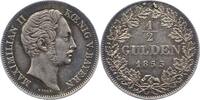 Bayern 1/2 Gulden Maximilian II. Joseph 1848-1864. -
