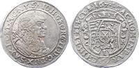 Sachsen-Albertinische Linie 1/6 Taler Johann Georg II. 1656-1680. -