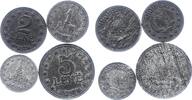 Albanien 1/2, 1 2 und 5 Leke Sozialistische Volksrepublik 1945-1990. -