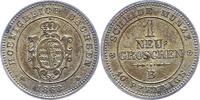 Sachsen-Albertinische Linie Neugroschen Johann 1854-1873. -