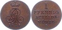 Braunschweig-Calenberg-Hannover Pfennig Georg IV. 1820-1830. -