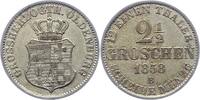 Oldenburg 2 1/2 Groschen Nicolaus Friedrich Peter 1853-1900. -