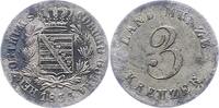 Sachsen-Coburg-Gotha 3 Kreuzer Ernst I. 1806-1844. -