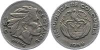 Kolumbien 10 Centavos Republik Kolumbien 1886-2010. -
