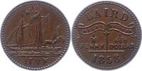 Britisch Westafrika-Ghana/Nigeria 1/8 Penny Victoria 1837-1901. -