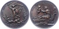 Frankreich Bronzemedaille Louis XVIII. 1814-1824. -