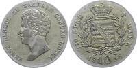 Sachsen-Coburg-Gotha 10 Kreuzer Ernst I. 1806-1844. -