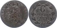 Nassau Zeitgenössische Fälschung zum 6 Kreuzer 18 Wilhelm 1816-1839. -