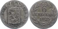 Nassau 6 Kreuzer Wilhelm 1816-1839. -