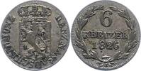 Nassau 6 Kreuzer Wilhelm 1816-1839. -