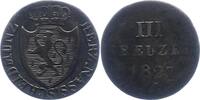 Nassau 3 Kreuzer Wilhelm 1816-1839. -
