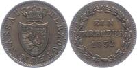 Nassau Kreuzer Wilhelm 1816-1839. -