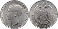 Jugoslawien 20 Dinara Peter II. 1934-1945. -