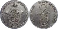 Mecklenburg-Schwerin 2/3 Taler Friedrich Franz I. 1785-1837. -