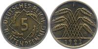 Weimarer Republik 5 Rentenpfennig -