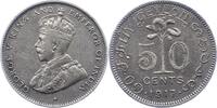 Ceylon (Sri Lanka) 50 Cent Britisch 1796-1948. -