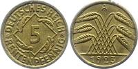 Weimarer Republik 5 Rentenpfennig -