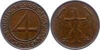 Weimarer Republik 4 Reichspfennig -