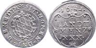 Bayern Kipper 30 Kreuzer oder 1/2 Gulden Maximilian I., als Herzog 1598-1623. -