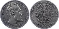 Anhalt 2 Mark Friedrich I. 1871-1904. -