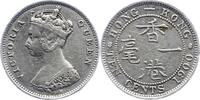Hong-Kong 10 Cent Victoria 1841-1901. -