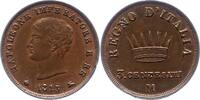 Italien-Königreich (unter Napoleon) 3 Centesimi Napoleon I. 1804-1814. -