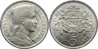 Lettland / Latvijas 5 Lati Republik 1918-1934. -