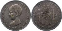 Spanien 5 Pesetas Alfons XIII. 1886-1931. -