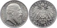 Baden 2 Mark Friedrich I. 1856-1907. -
