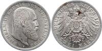 Württemberg 2 Mark Wilhelm II. 1891-1918. -