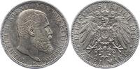 Württemberg 2 Mark Wilhelm II. 1891-1918. -