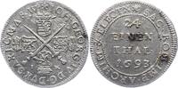 Sachsen-Albertinische Linie 1/24 Taler Johann Georg IV. 1691-1694. -