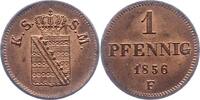 Sachsen-Albertinische Linie Pfennig Johann 1854-1873. -