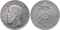 Baden 2 Mark Friedrich I. 1856-1907. -
