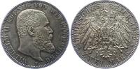 Württemberg 2 Mark Wilhelm II. 1891-1918. -