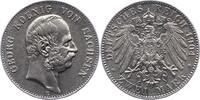 Sachsen 2 Mark Georg 1902-1904. -