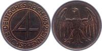 Weimarer Republik 4 Reichspfennig -