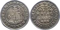 Braunschweig-Wolfenbüttel 6 Mariengroschen 1689 Rudolf August und Anton Ulrich 1685-1704. VF