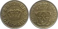 Dänemark 2 Kronen Christian X 1912-1947. -