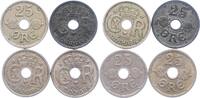 Dänemark 25 Öre Christian X 1912-1947. -