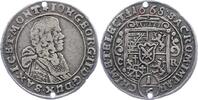 Sachsen-Albertinische Linie 1/6 Taler Johann Georg II. 1656-1680. -