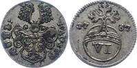 Mühlhausen, Stadt 6 Pfennig -