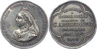 Großbritannien Zinnmedaille Victoria 1837-1901. -